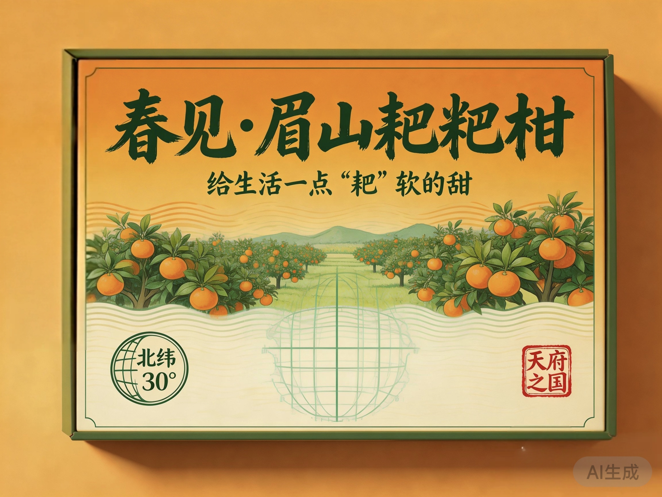 耙耙柑包装盒定制：打造鲜果专属包装，赋能产地品牌价值（一）