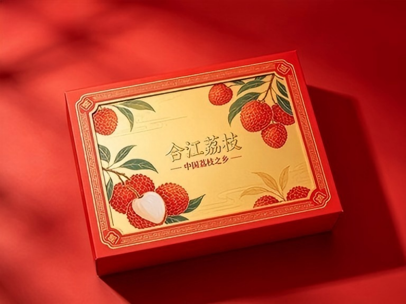 成都包装厂：合江荔枝包装盒定做 荔枝礼品盒礼盒设计定做（二）