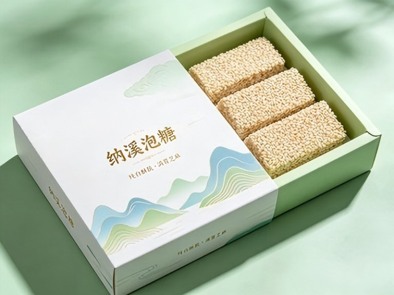 成都包装厂：纳溪泡糖包装盒定制 芝麻糖果包装盒定做要点（二）