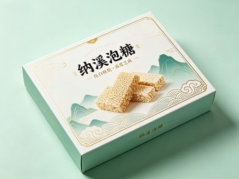 成都包装厂：纳溪泡糖包装盒定制 芝麻糖果包装盒定做要点（三）