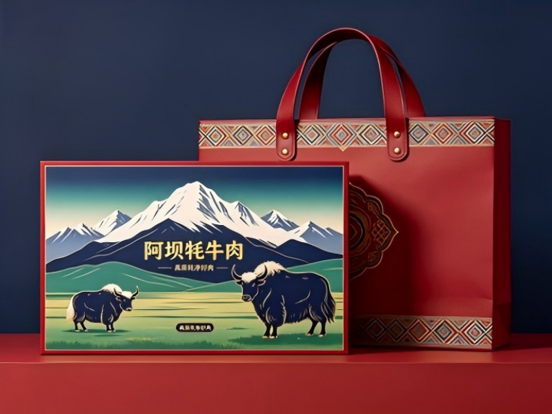 阿坝高原特产出圈，牦牛肉包装盒定制打造专属伴手礼（二）