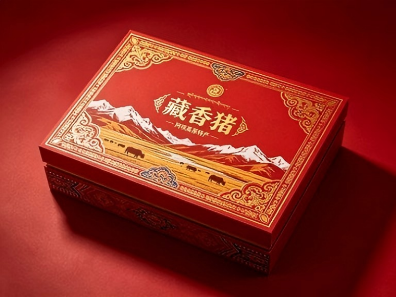 成都包装厂：高原珍味藏香猪礼盒定制，专属肉制品包装盒定做送新意（一）