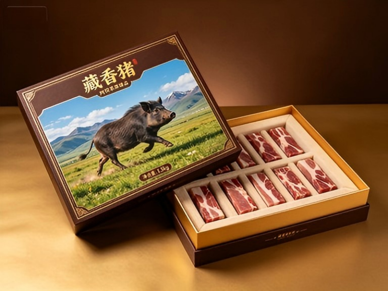 成都包装厂：高原珍味藏香猪礼盒定制，专属肉制品包装盒定做送新意（二）