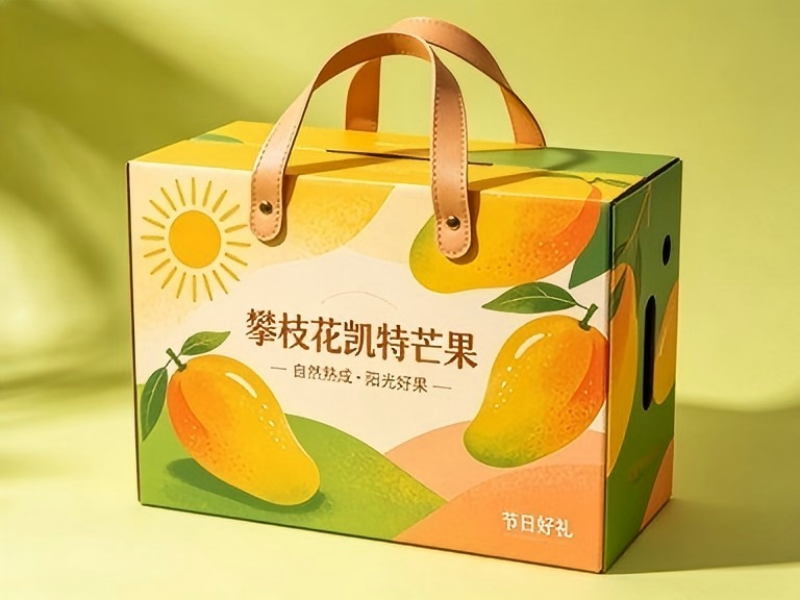 成都包装厂：攀枝花凯特芒果包装盒定制，高端水果礼盒定做设计要点（三）