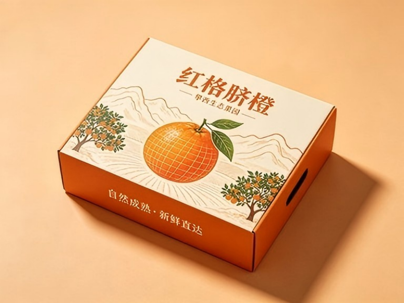 成都包装厂：红格脐橙包装盒定制,提升新鲜水果礼品盒定做品质感（二）