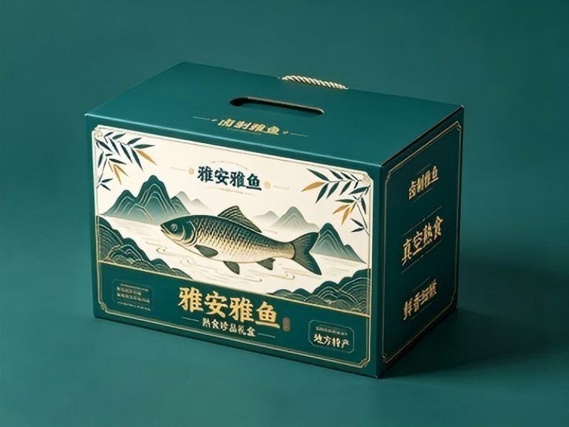 雅鱼包装盒定制｜地方特产熟食礼品盒定做（一）