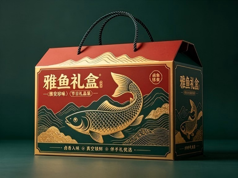 雅鱼包装盒定制｜地方特产熟食礼品盒定做（三）