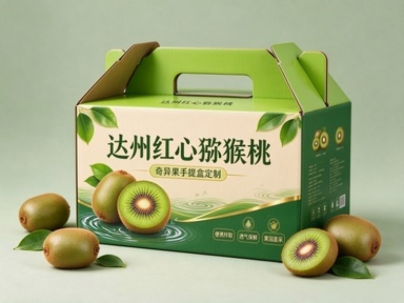 达州红心猕猴桃礼盒包装盒定制,奇异果手提盒定制(一) 达州红心猕猴桃礼盒包装盒定制,奇异果手提盒定制(一)