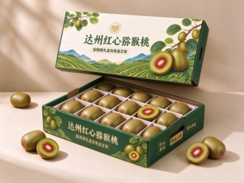达州红心猕猴桃礼盒包装盒定制,奇异果手提盒定制(三) 达州红心猕猴桃礼盒包装盒定制,奇异果手提盒定制(三)