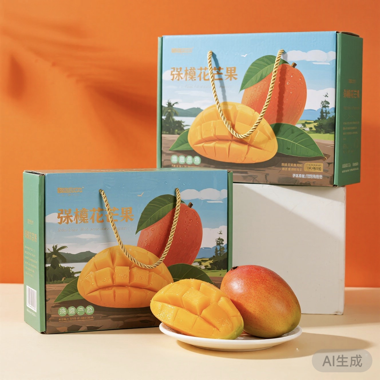 成都包装厂—攀枝花芒果包装盒设计方案（一）
